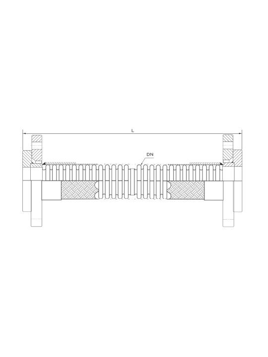 Wąż metalowy 1.2.010.040.V-SS