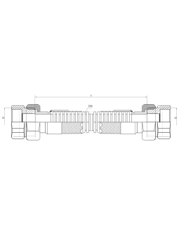 Wąż metalowy 1.2.006.040.VI-SS