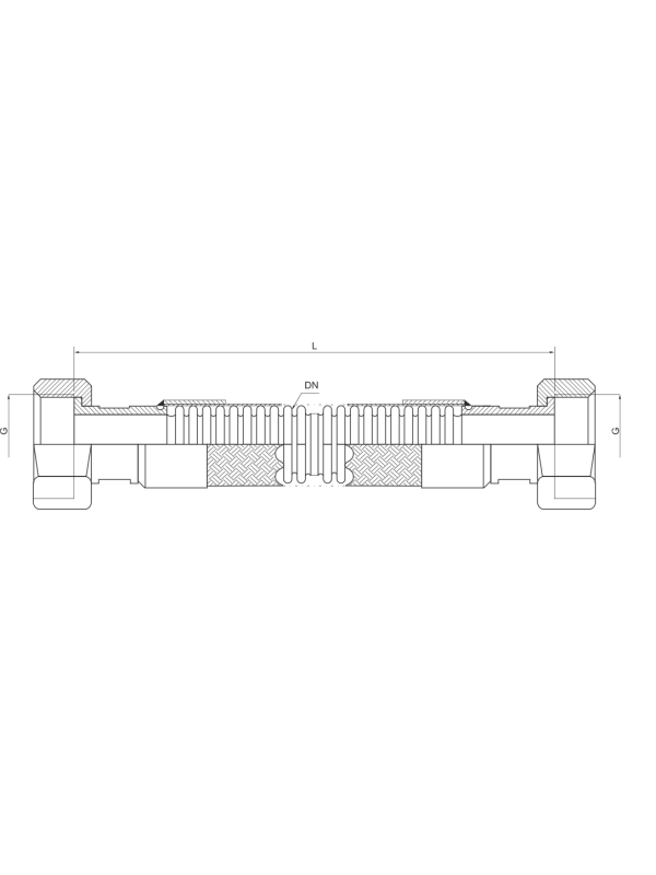 Wąż metalowy 1.2.016.010.XIII-SS