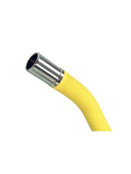 Expansion pipe in buildings for gas